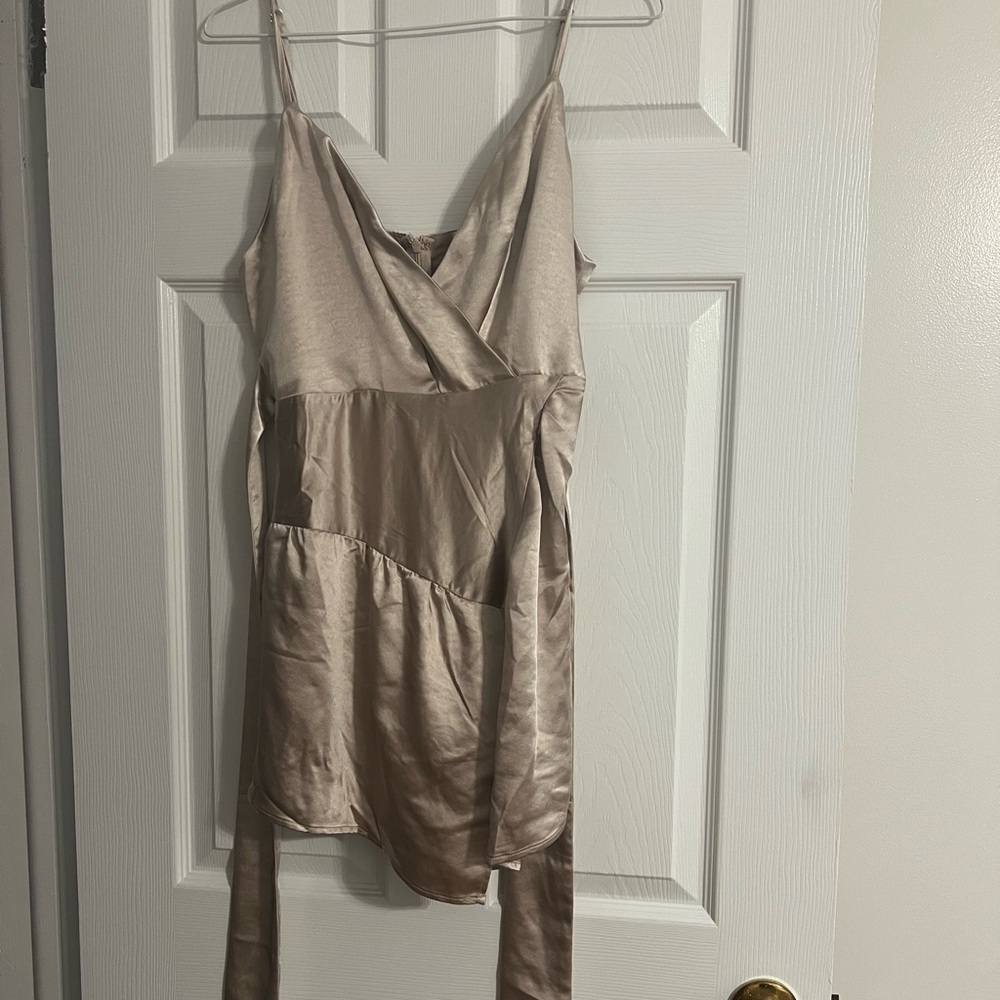 Angel Biba Wrap romper with tie
